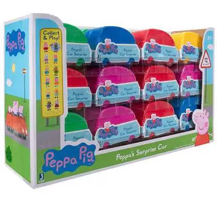 Peppa Pig Mini Figure Surprise Car Mystery Box [24 Packs]