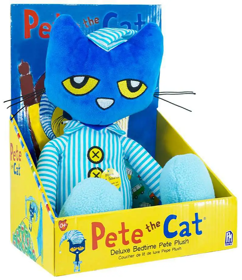 Pete the Cat Bedtime Pete 14-Inch Plush with Sound