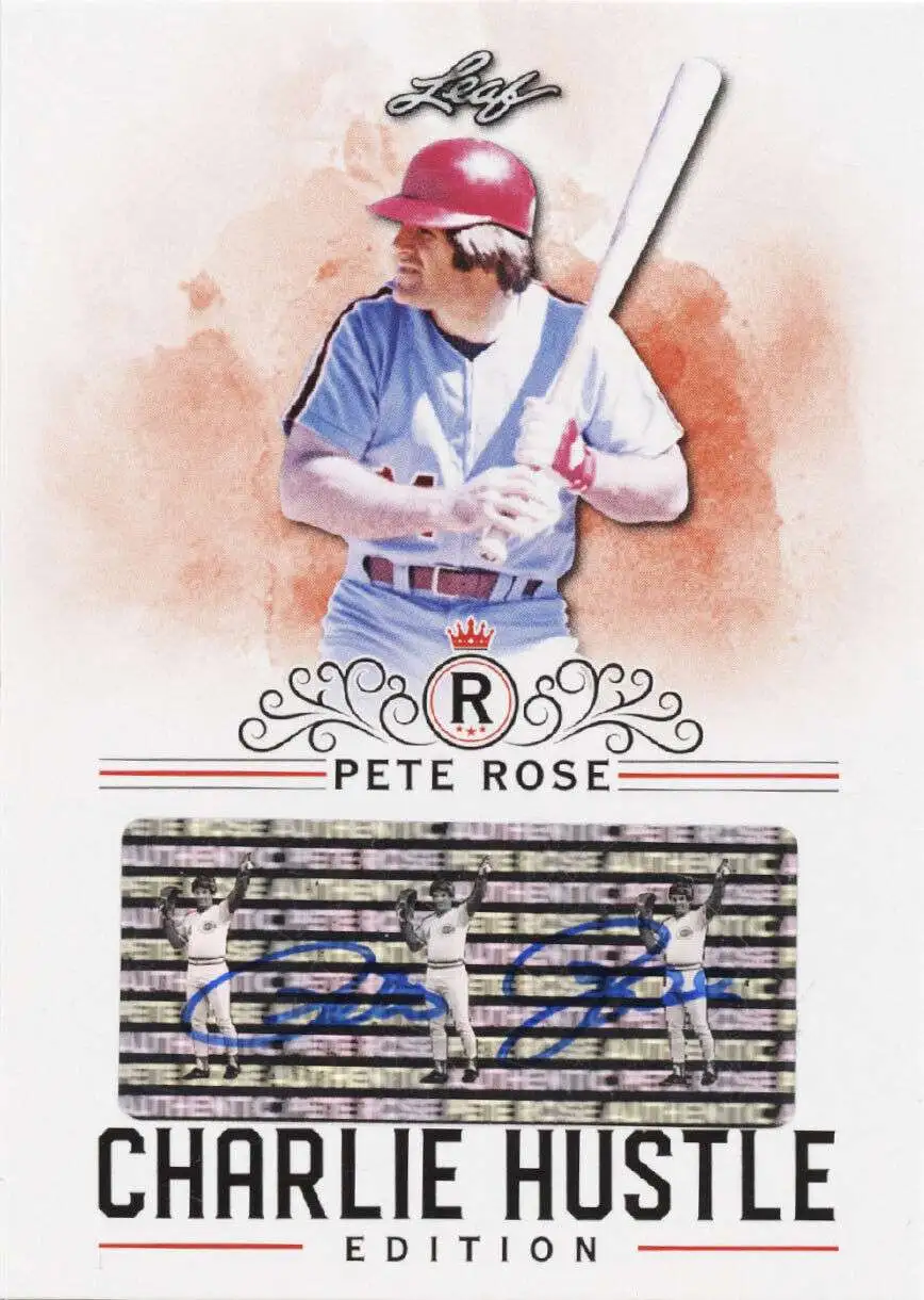 MLB 2020 Leaf Baseball Pete Rose Autographed Single Card #10 [HOF]