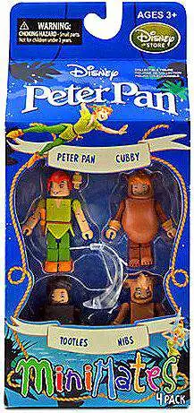 Disney Minimates Peter Pan Exclusive Minifigure 4-Pack