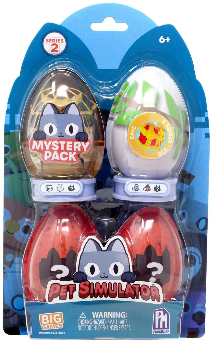 New ROBLOX Pet Simulator X Series 1 Four Egg Mystery Pack with EPIC DLC Code
