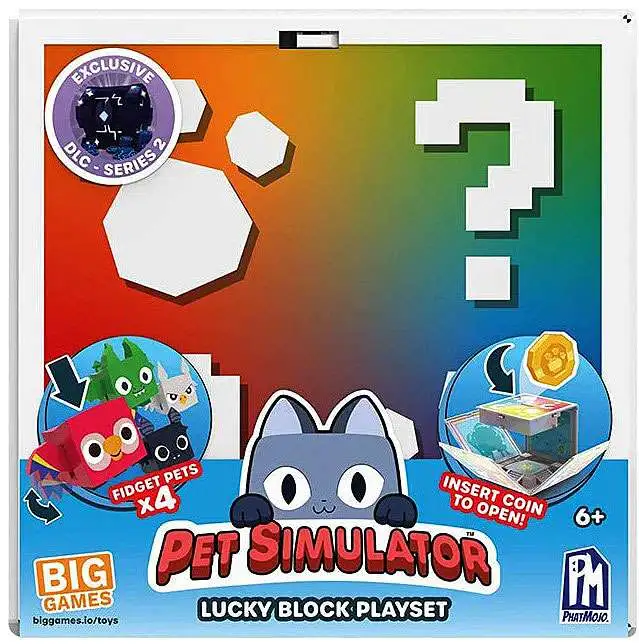 Pet Simulator X Lucky Block Playset Exclusive DLC - Series 2