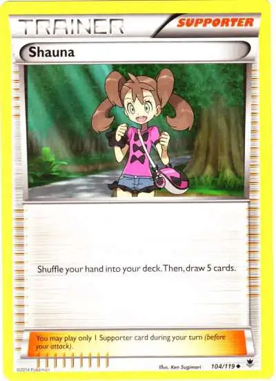 Pokemon X & Y Phantom Forces Uncommon Shauna #104