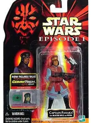 Star Wars The Phantom Menace 1999 Episode I Basic Captain Panaka Action Figure