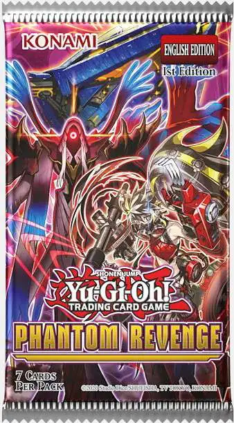 YuGiOh Phantom Revenge Booster Pack 7 Cards Konami - ToyWiz YuGiOh Phantom Revenge Booster Pack 7 Cards Konami - ToyWiz