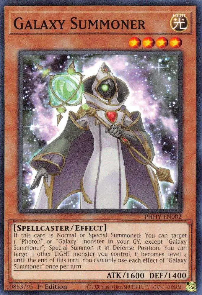 YuGiOh Trading Card Game Photon Hypernova Common Galaxy Summoner PHHY-EN002