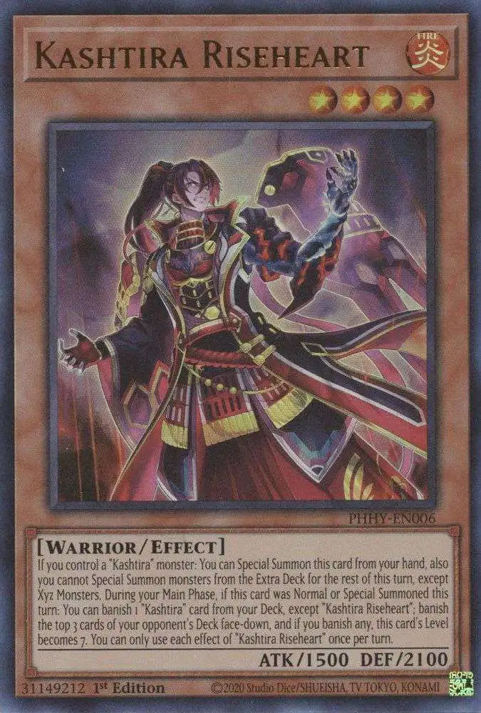 YuGiOh Trading Card Game Photon Hypernova Ultra Rare Kashtira Riseheart PHHY-EN006