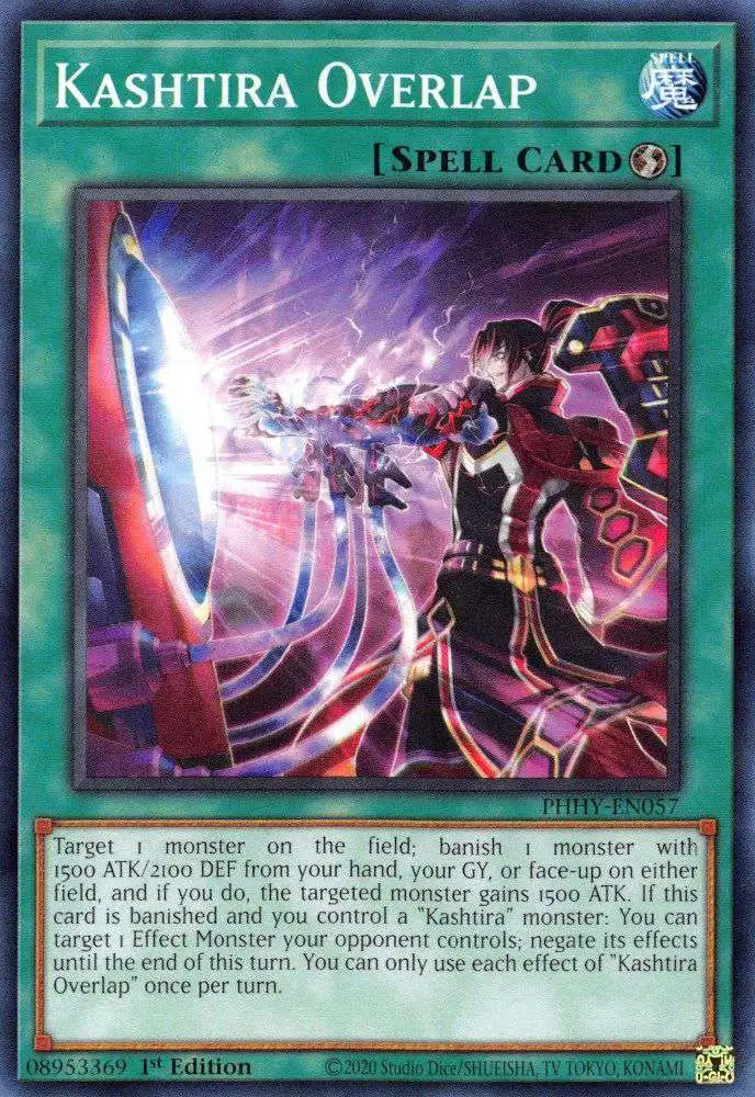 YuGiOh Trading Card Game Photon Hypernova Common Kashtira Overlap PHHY-EN057