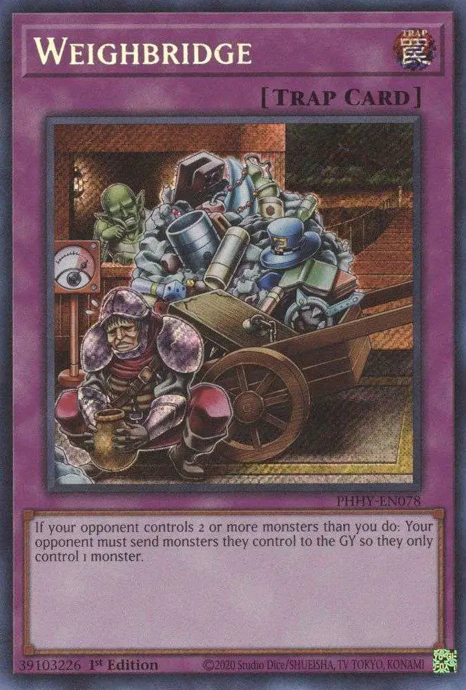 YuGiOh Trading Card Game Photon Hypernova Secret Rare Weighbridge PHHY-EN078