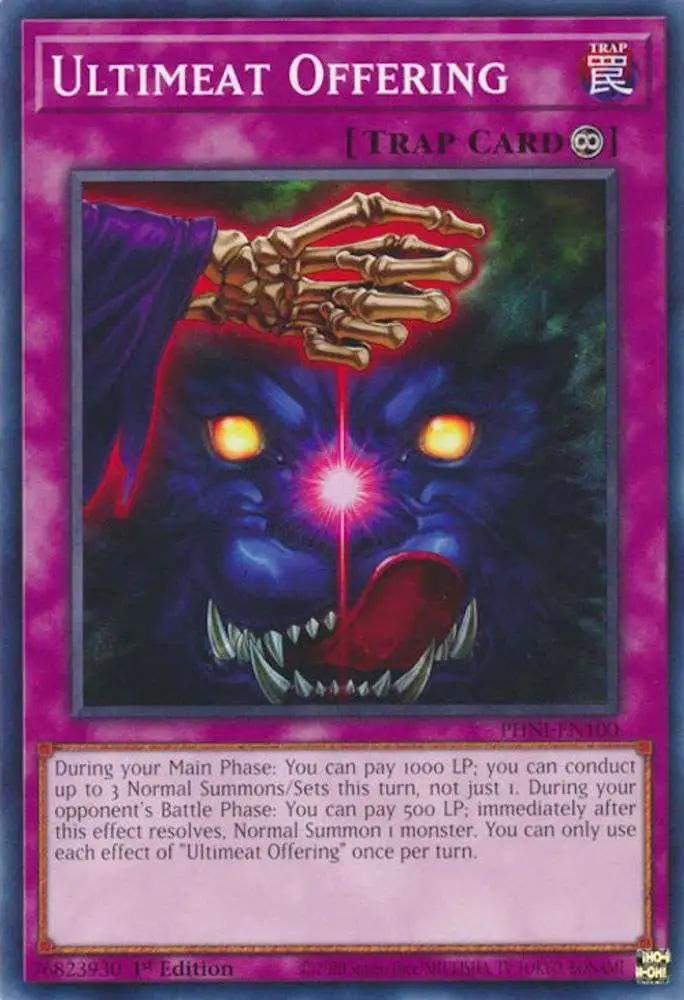 YuGiOh Trading Card Game Phantom Nightmare Common Ultimeat Offering  PHNI-EN100