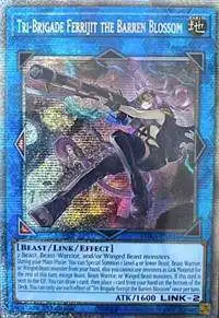 YuGiOh Trading Card Game Phantom Rage Starlight Rare Tri-Brigade Ferrijit the Barren Blossom PHRA-EN046