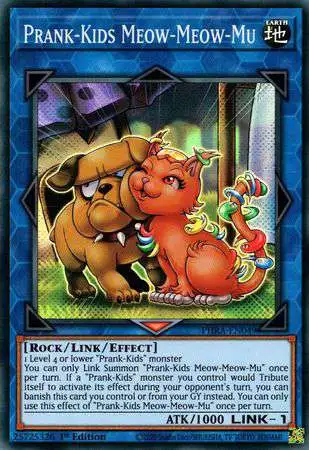 YuGiOh Trading Card Game Phantom Rage Single Card Super Rare Prank-Kids  Meow-Meow-Mu PHRA-EN049 - ToyWiz
