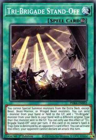 YuGiOh Trading Card Game Phantom Rage Single Card Common Tri-Brigade  Stand-Off PHRA-EN052 - ToyWiz