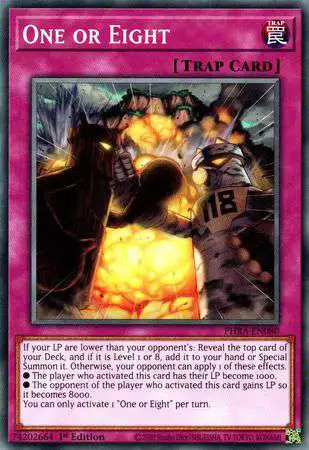 YuGiOh Trading Card Game Phantom Rage Common One or Eight PHRA-EN080