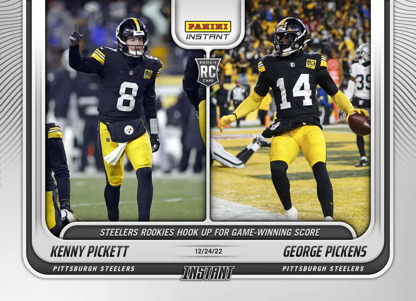 NFL Pittsburgh Steelers 2022 Instant Weekly Football Single Card 1 Of ...