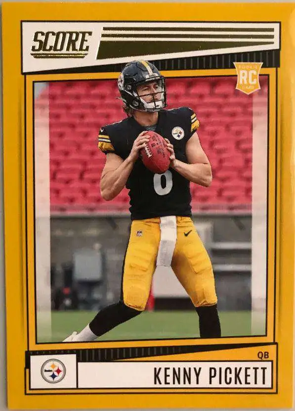 2022 Panini Score Football Throwback Kenny Pickett RC TB1 Pittsburgh  Steelers