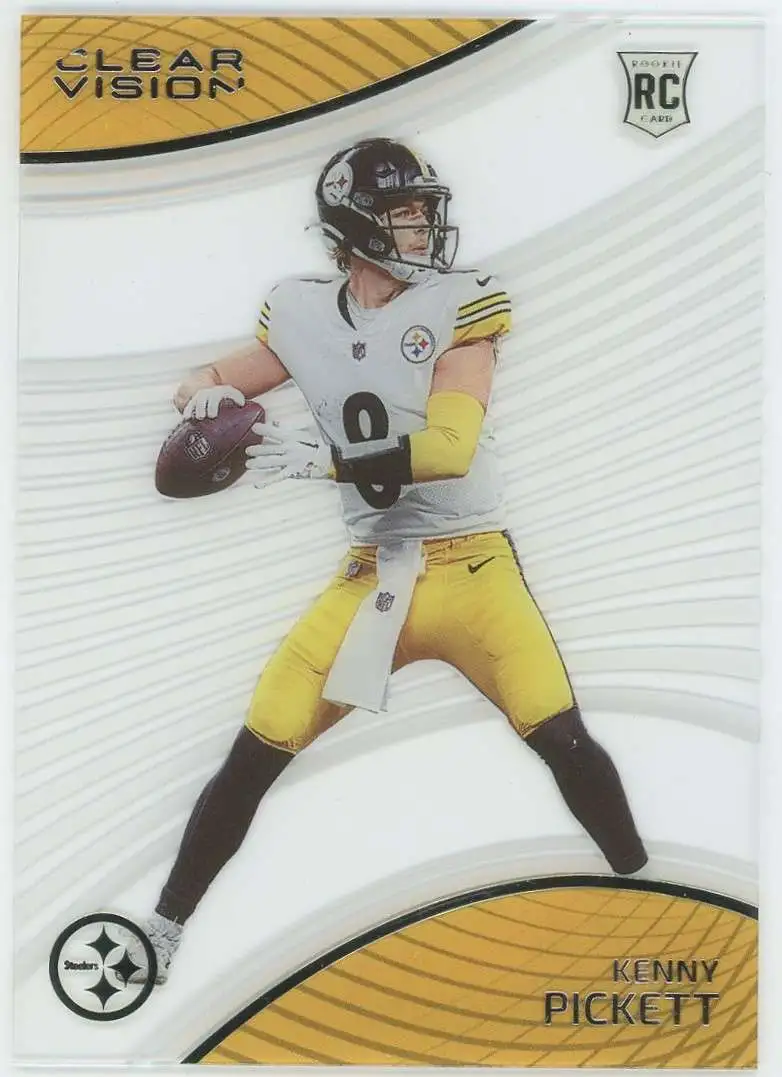 : 2022 Panini Chronicles Panini #1 Kenny Pickett Pittsburgh  Steelers RC Rookie Card Official NFL Football Card in Raw (NM or Better)  Condition : Collectibles & Fine Art