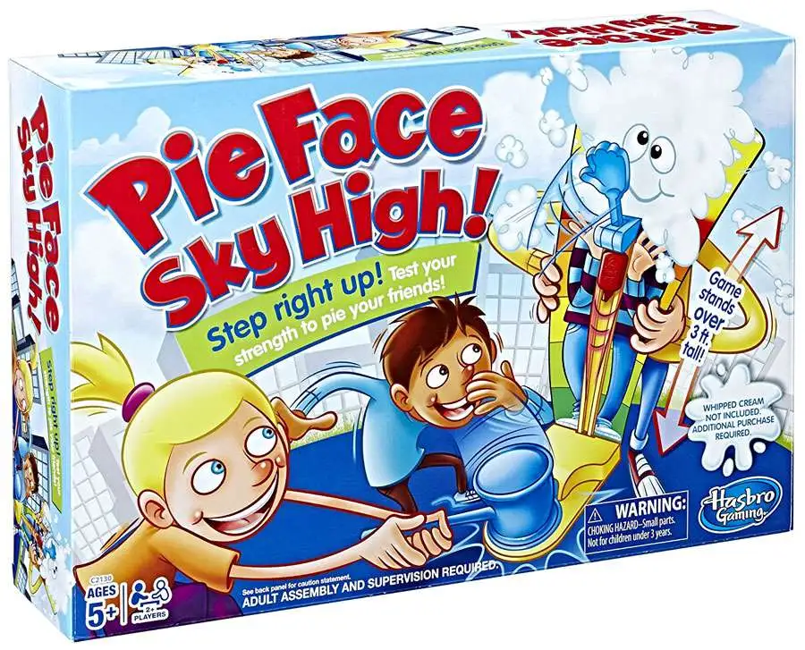 Pie Face! Pie-Throwing Whipped Cream Arm Game Multi-Player Family Fun Hasbro