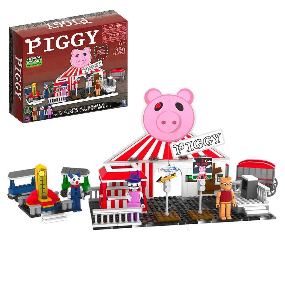 2020 Phatmojo - PIGGY (Roblox) Carnival Buildable Set w/ DLC Code (356 –  Trends Elite