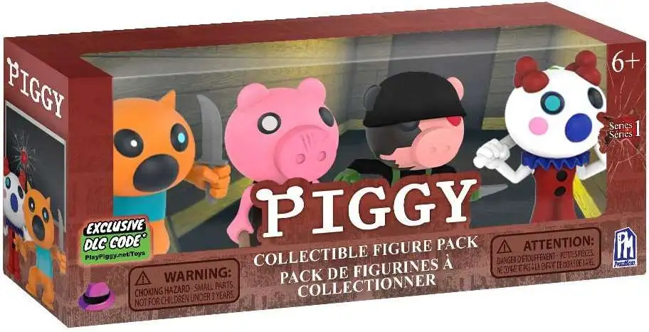 Piggy Pack 4 Figuras 8cm