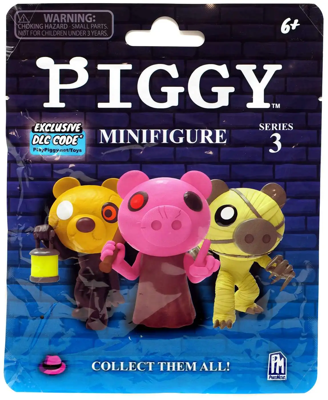 Piggy Series 1 Golden Piggy 3 Mini Figure with DLC Code Loose Phat Mojo -  ToyWiz