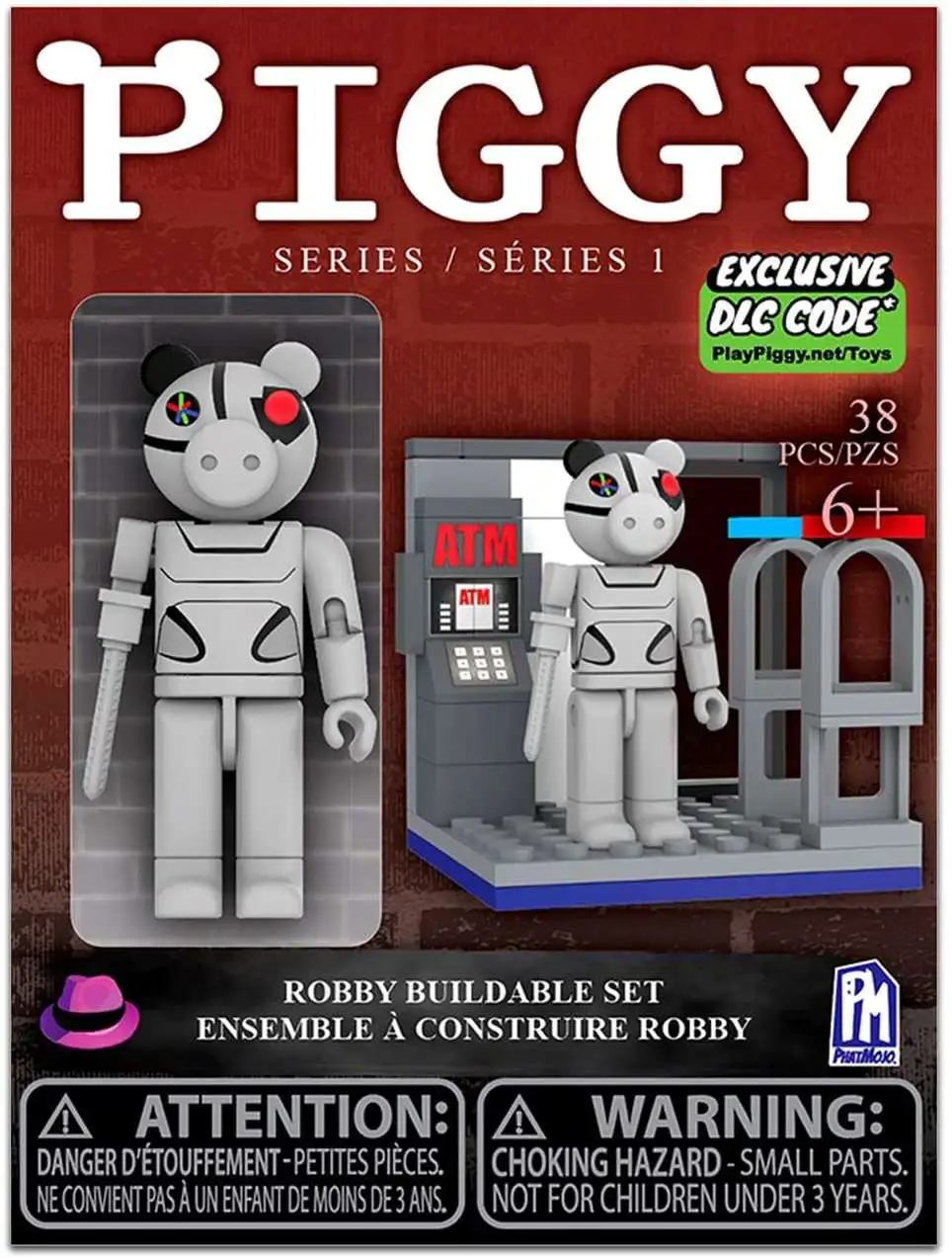 PIGGY🐷Roblox Series 1*PIGGY*ROBBY*BADGY*TORCHER Buildable Sets W/Excl DLC  Codes