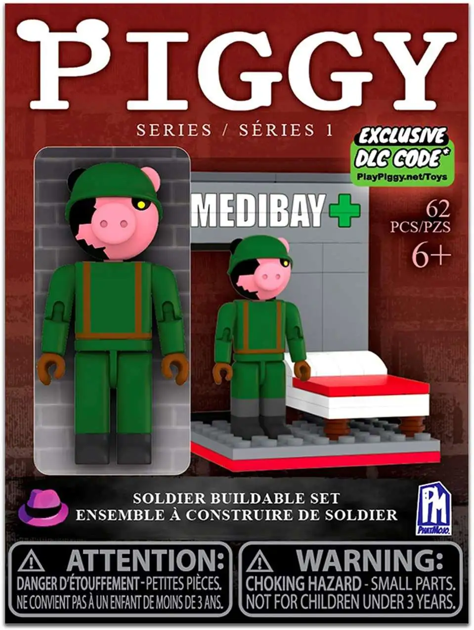 PIGGY - Piggy Action Figure (3.5 Buildable Toy, Series 1) [Includes DLC] 