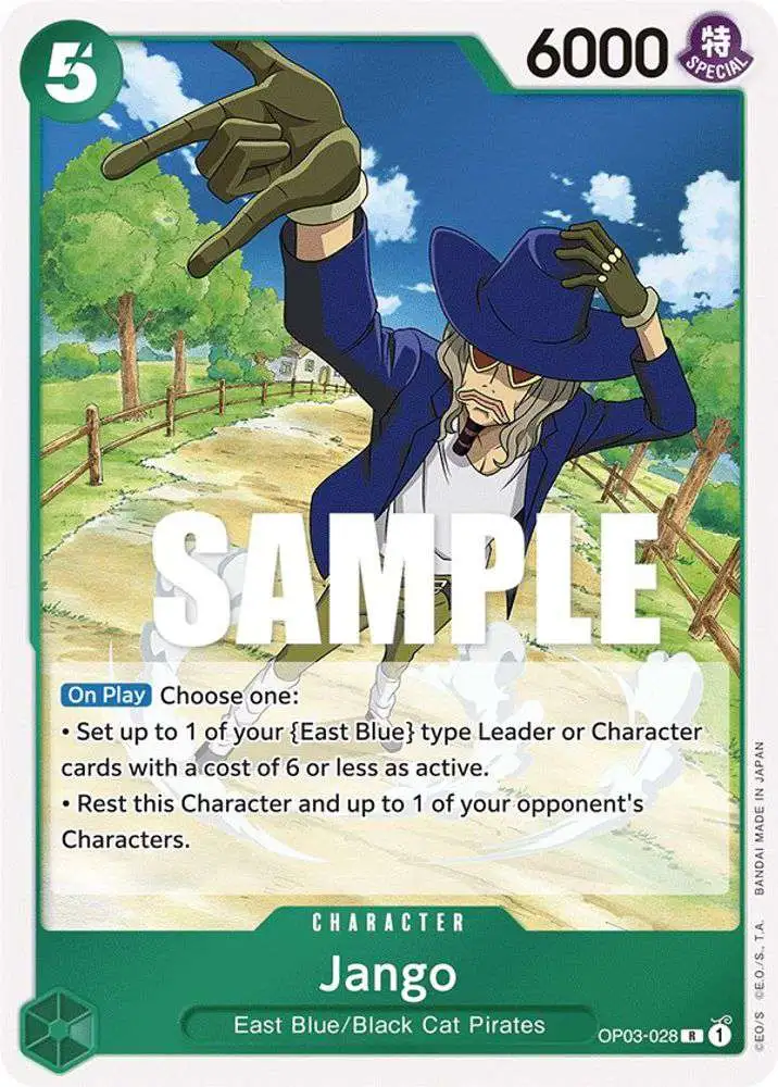 One Piece Trading Card Game Pillars of Strength Rare Jango OP03-028