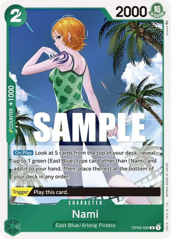 One Piece Trading Card Game Pillars of Strength Rare Nami OP03-030