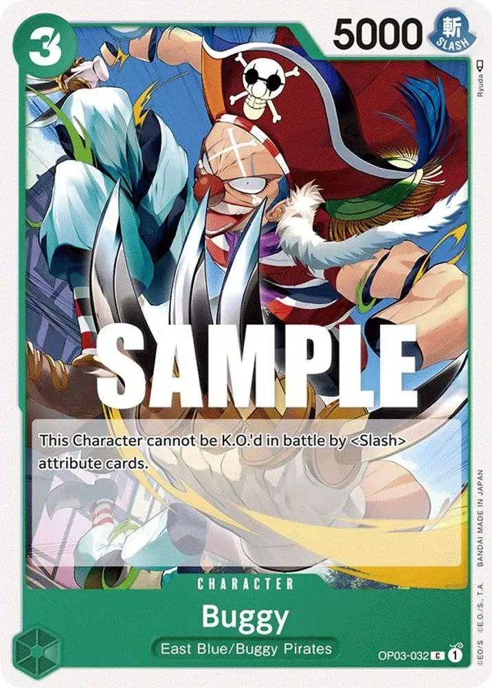 One Piece Trading Card Game Pillars of Strength Common Buggy OP03-032