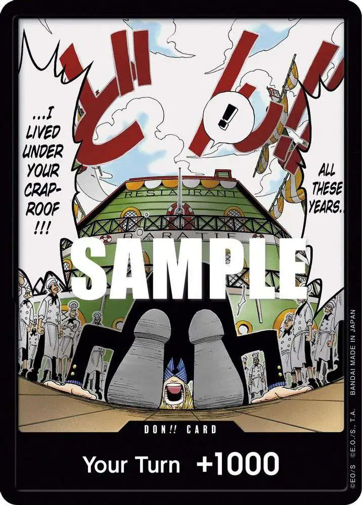 One Piece Trading Card Game Pillars of Strength DON!! DON!! Card OP03-038 [Alternate Art]