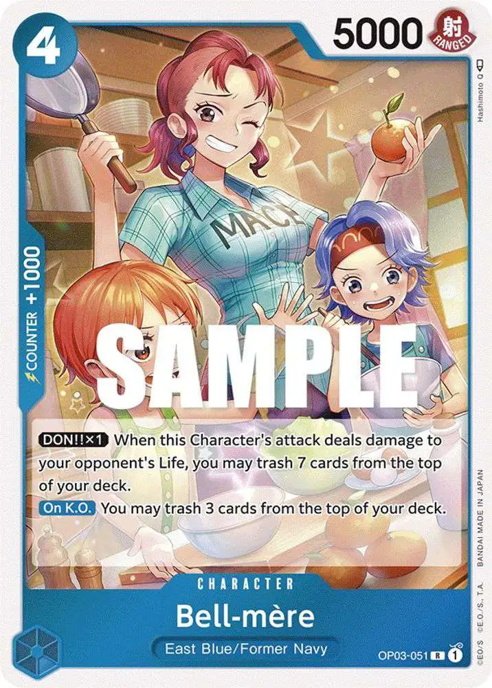 One Piece Trading Card Game Pillars of Strength Rare Bell-mere OP03-051