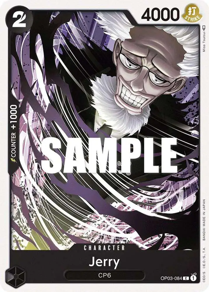 One Piece Trading Card Game Pillars of Strength Common Jerry OP03-084