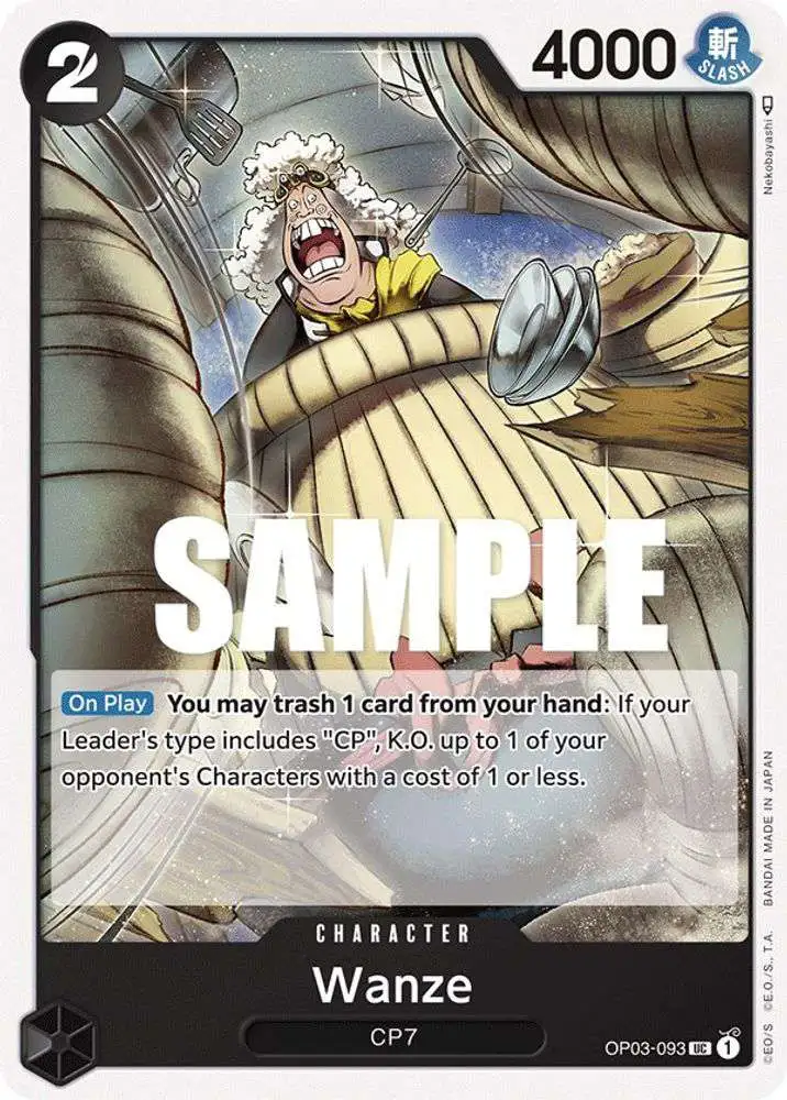 One Piece Trading Card Game Pillars of Strength Uncommon Wanze OP03-093