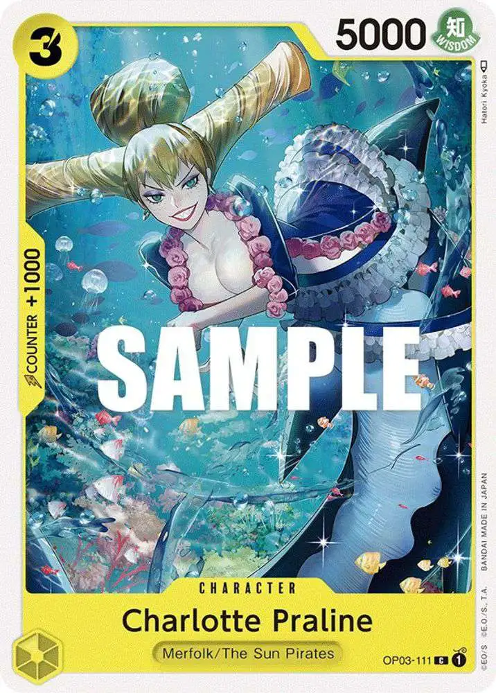One Piece Trading Card Game Pillars of Strength Common Charlotte Praline OP03-111