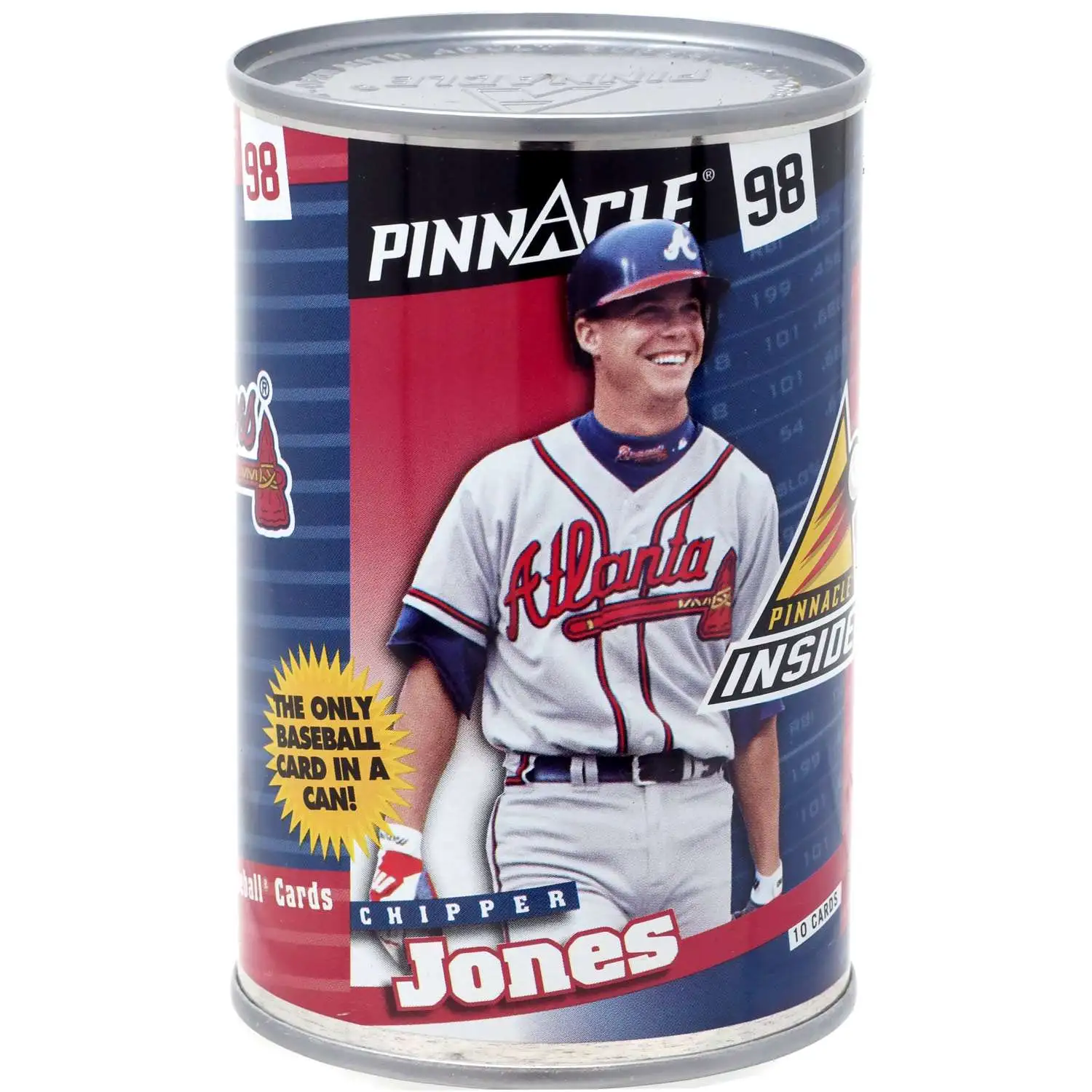 MLB Atlanta Braves 1998 Pinnacle Baseball Chipper Jones Trading Card CAN [10 Cards]