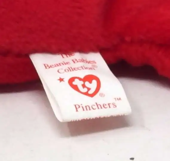 Beanie Babies Pinchers the Lobster Beanie Baby Plush 5th Gen Hang Tag