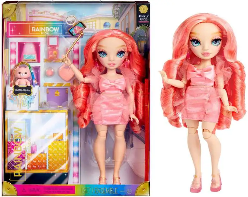 Rainbow High New Friends Pinkly Paige Doll