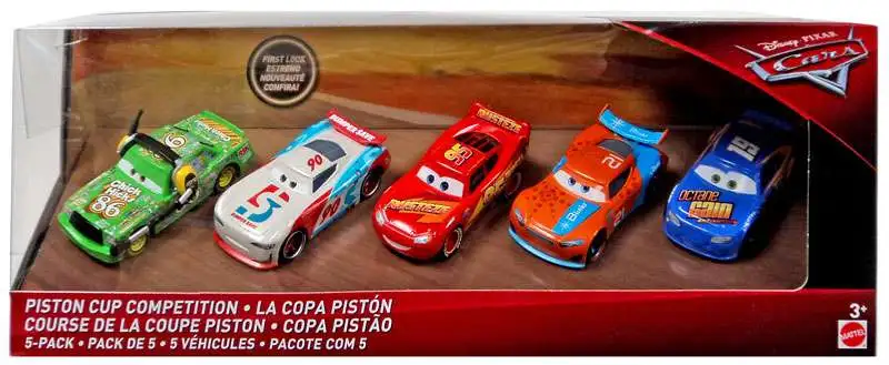 Disney / Pixar Cars Cars 3 Piston Cup Competition Diecast Car 5-Pack