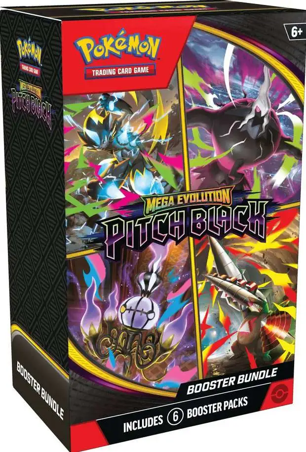 Pokemon Mega Evolution Pitch Black Booster Bundle [6 Booster Packs] (Pre-Order ships July)