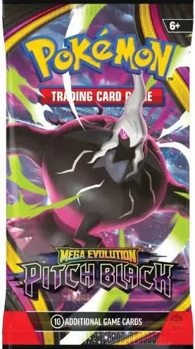 Pokemon Mega Evolution Pitch Black Booster Pack [10 Cards] (Pre-Order ships July)