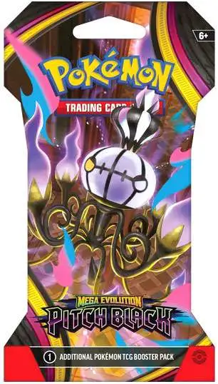 Pokemon Mega Evolution Pitch Black SLEEVED Booster Pack 10 Cards Pokemon  USA - ToyWiz