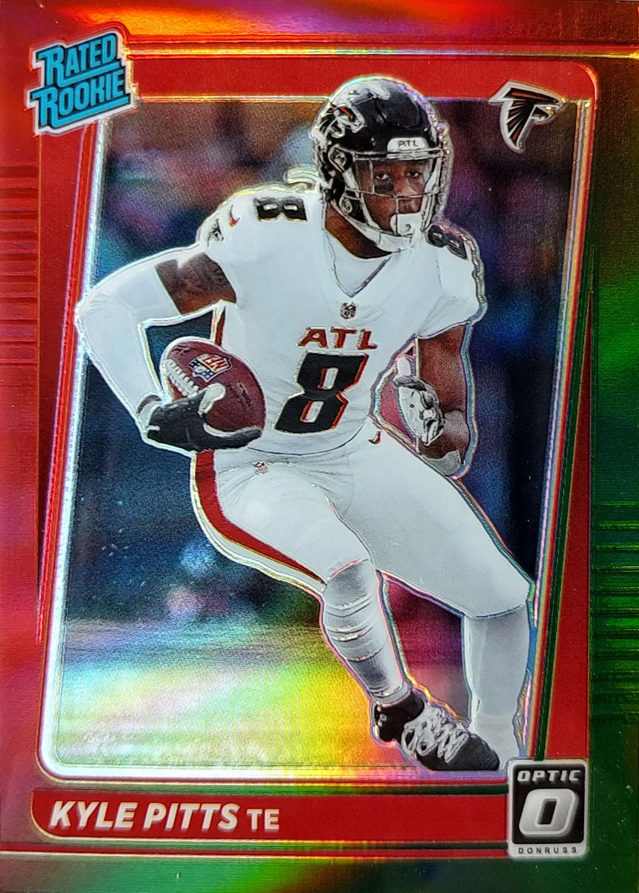 Kyle Pitts Atlanta Falcons Autographed 2021 Donruss Rookie