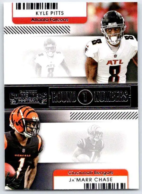 NFL 2021 Panini Contenders Single Card Kyle Pitts JaMarr Chase RN-KPI ...