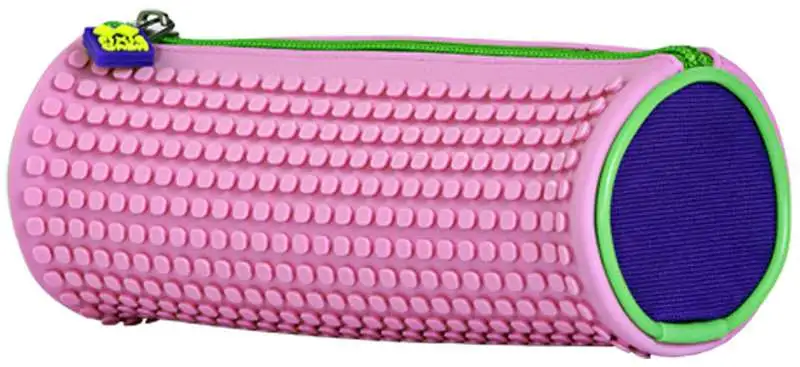 Pixie Crew Purple & Pink Rounded Pencil Case