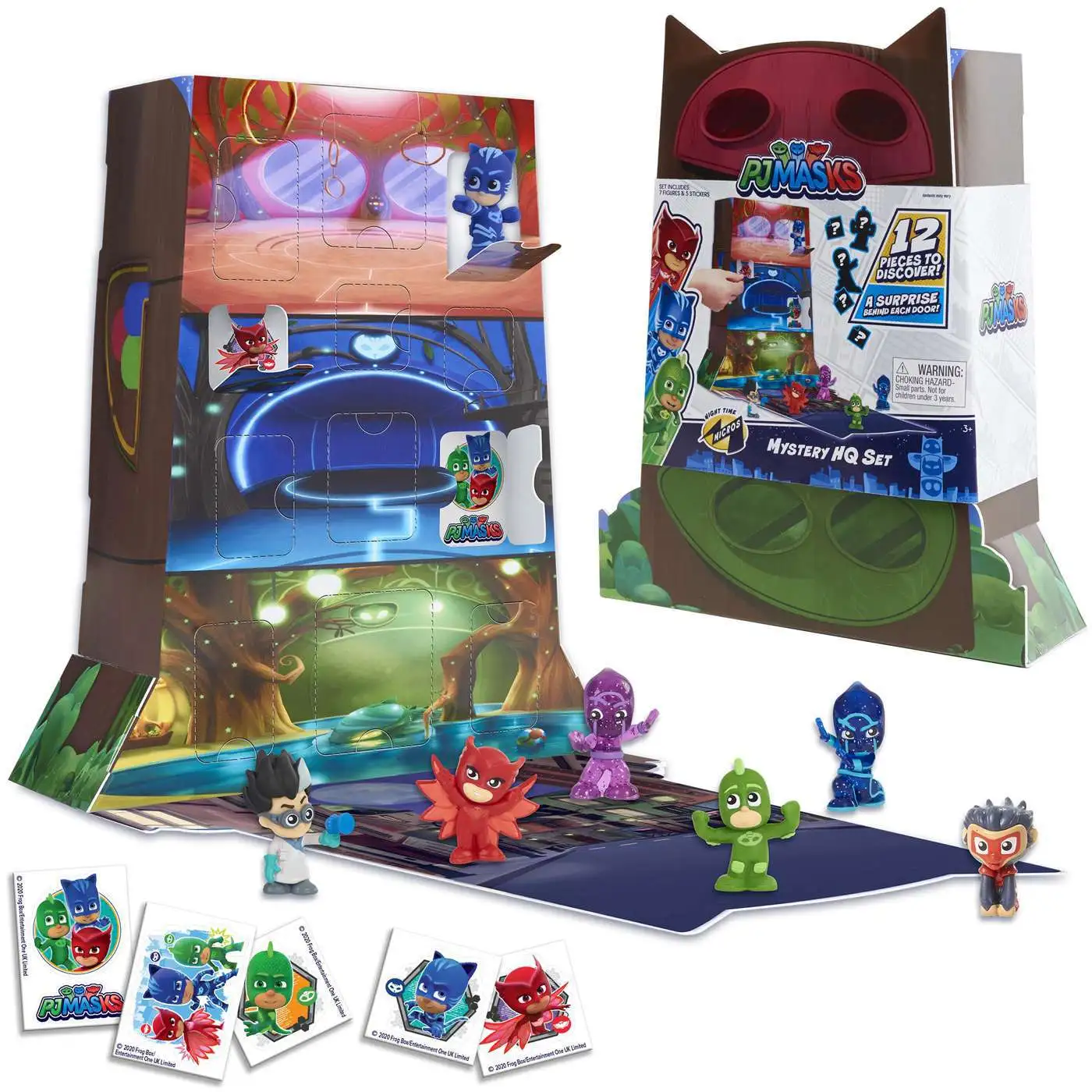 Disney Junior PJ Masks Night Time Micros HQ Set Mystery Box