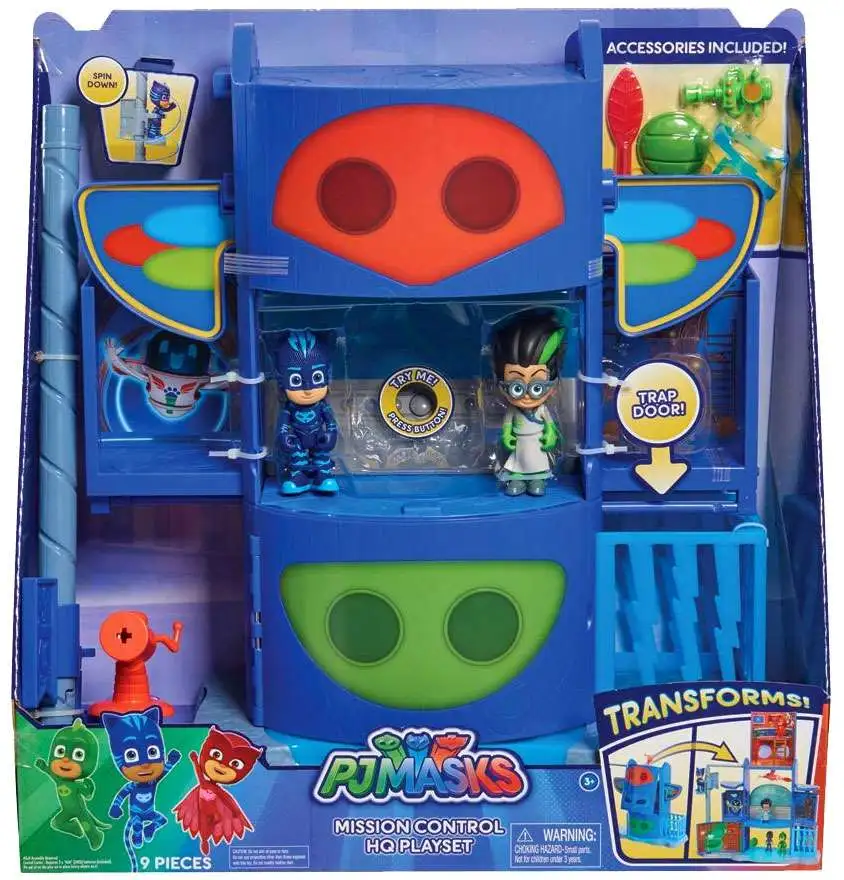 PJ Masks Mission Control HQ Playset Review - Twin Mummy and Daddy
