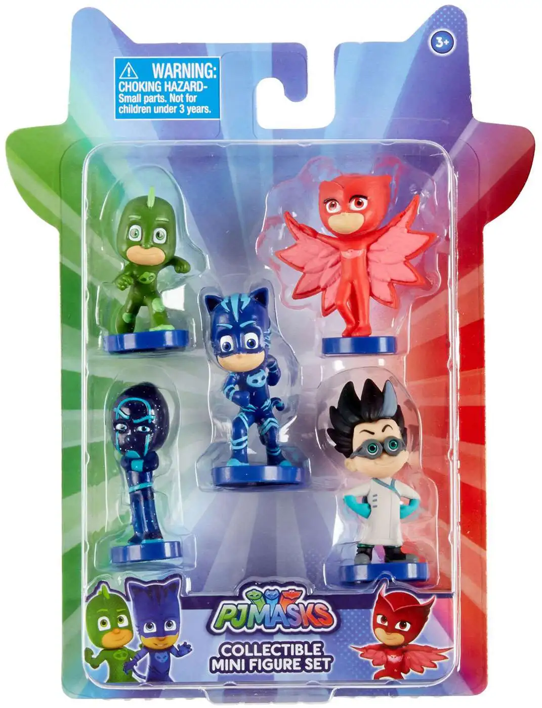 Disney Junior PJ Masks Romeo, Night Ninja, Catboy, Gekko & Owlette 2-Inch Mini Figure 5-Pack [Damaged Package]
