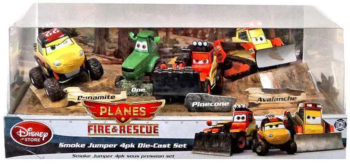 Disney Planes Fire & Rescue Smoke Jumper #2 Exclusive Diecast 4-Pack #2  [Damaged Package]