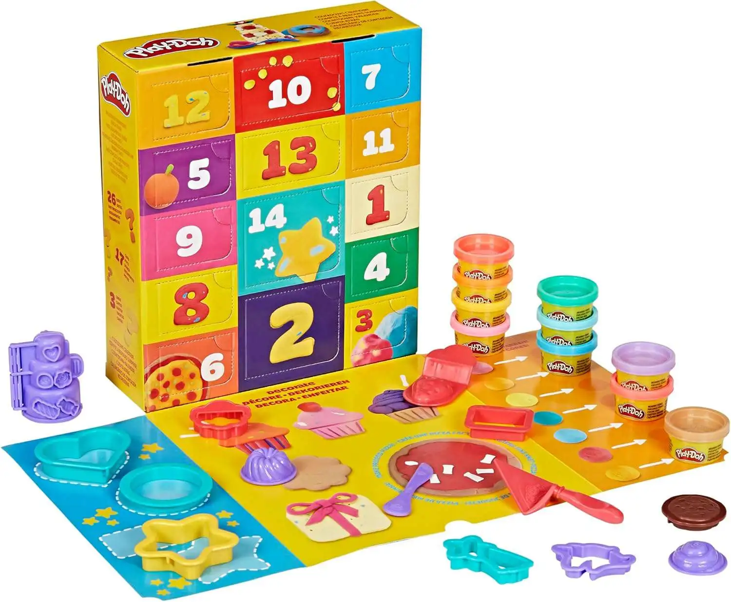 Play-Doh Countdown Calendar Playset [17 Cans & 26 Tools]